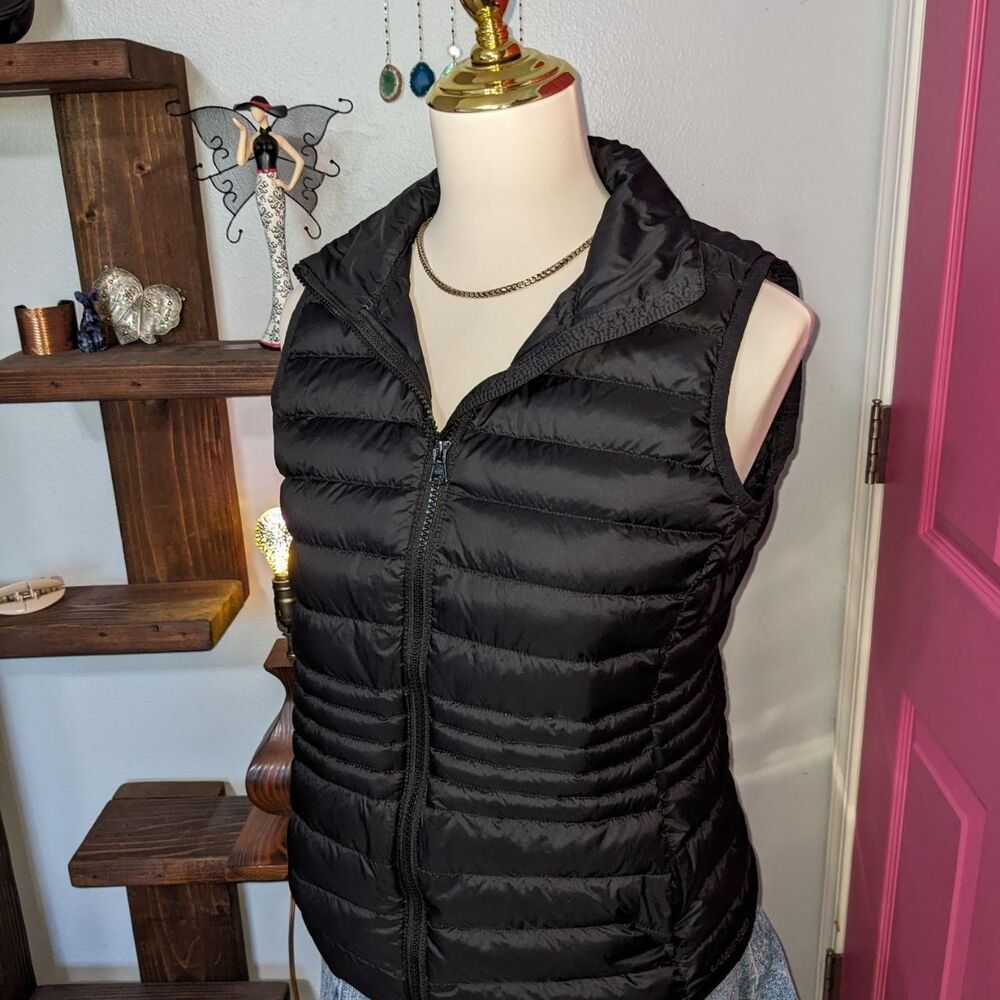 Lands-end Women's Black Gilet